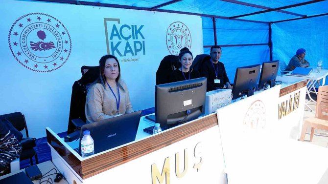 Muş Valiliği Depremzedeler İçin “Açık Kapı” Hizmeti Başlattı