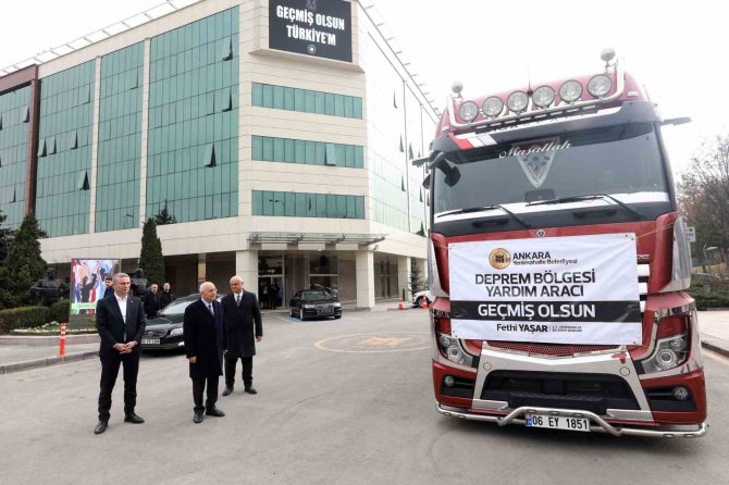 Deprem Bölgelerine Yenimahalle Desteği Sürüyor