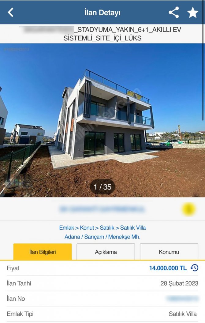 Villaya 20 Günde 3 Milyon 500 Bin Lira Zam Yaptılar