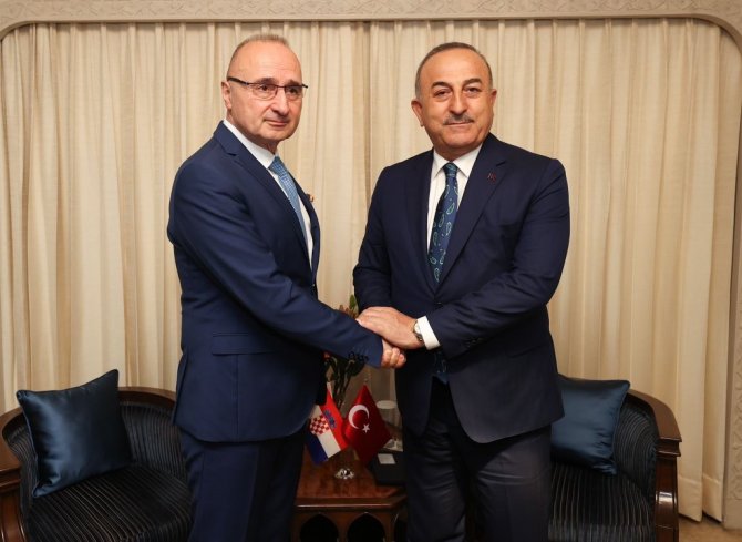 Bakan Çavuşoğlu, Sri Lankalı, Brezilyalı Ve Hırvat Mevkidaşları İle Görüştü