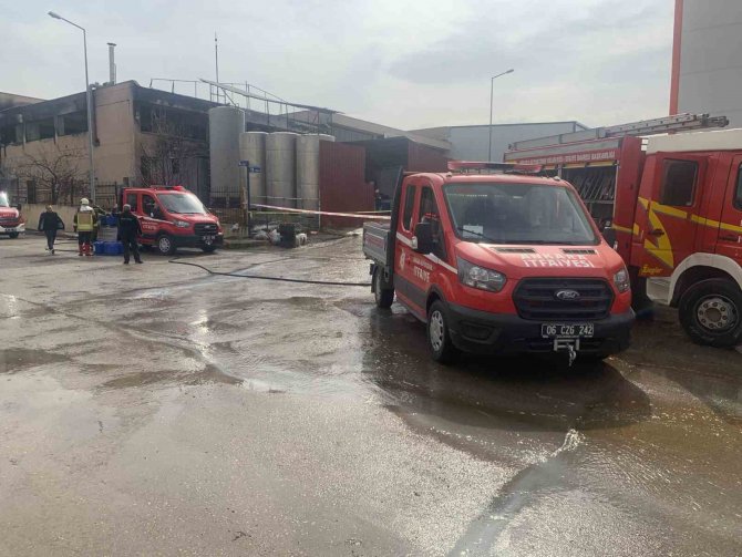 Başkentte Kimyasal Madde Üretimi Yapan Fabrikada Yangın: 1 Ölü, 3 Yaralı