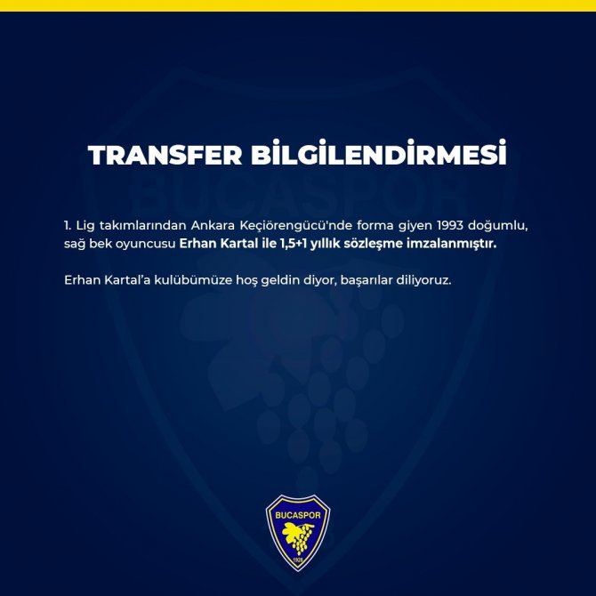 Bucaspor 1928’den 2 Transfer