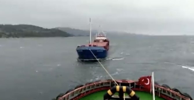 Çanakkale Boğazı’nda Kargo Gemisi Makine Arızası Yaptı