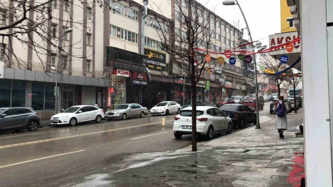 Erzurum’da Kar Yağışı