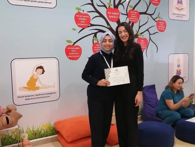 Bozüyük Devlet Hastanesi Gebe Okulu Şubat Ayı Mezunlarını Verdi