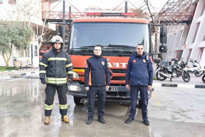 Manisa İ̇tfaiyesi Çadır Kentte Görevlendirildi