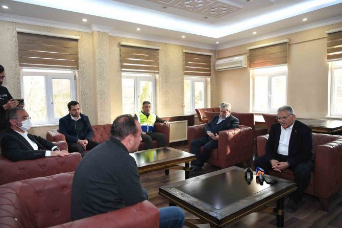 Başkan Büyükkılıç’tan İ̇ncesu’ya Geçmiş Olsun Ziyareti