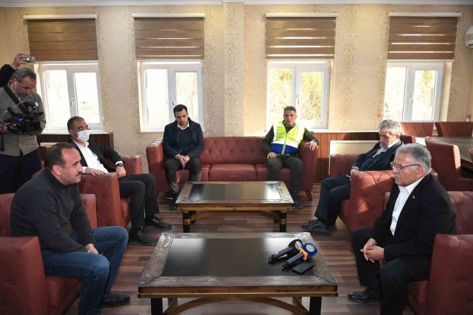 Başkan Büyükkılıç’tan İ̇ncesu’ya Geçmiş Olsun Ziyareti