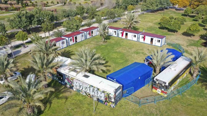 Kurs Merkezi, Konteyner Eğitim Alanına Dönüştürüldü
