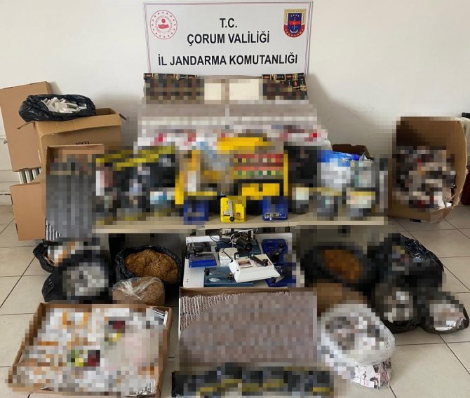 Jandarmadan Kaçak Sigara Operasyonu