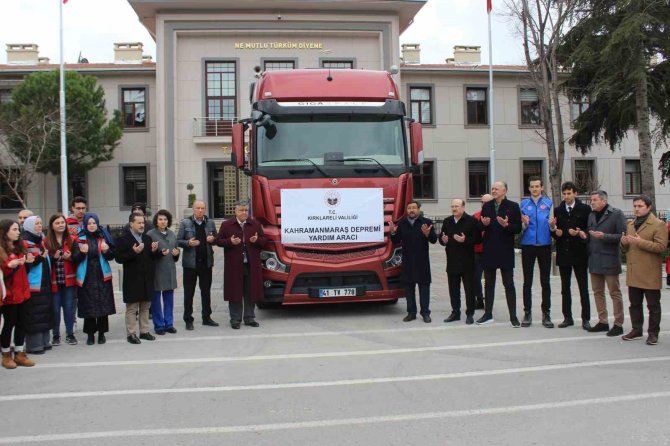 Kırklareli’nden Deprem Bölgelerine Kuru Gıda Desteği Sürüyor