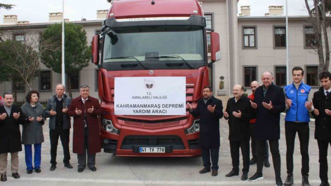 Kırklareli’nden Deprem Bölgelerine Kuru Gıda Desteği Sürüyor