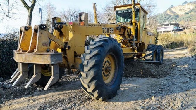 Köşk Belediyesi, Yol Düzenleme Çalışmalarına Devam Ediyor