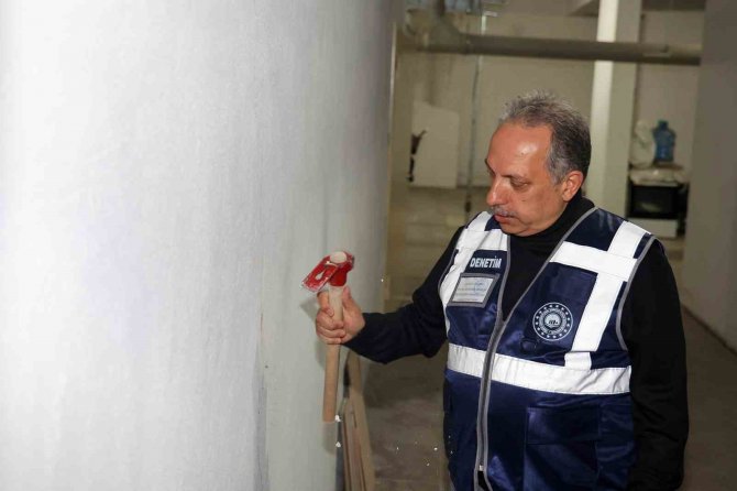 Başkan Yalçın, Hasar Tespit Çalışmalarına Katıldı