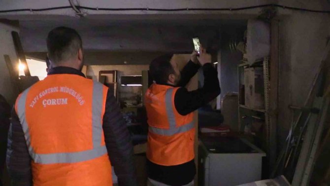 Çorum’da Riskli Binalar Denetleniyor