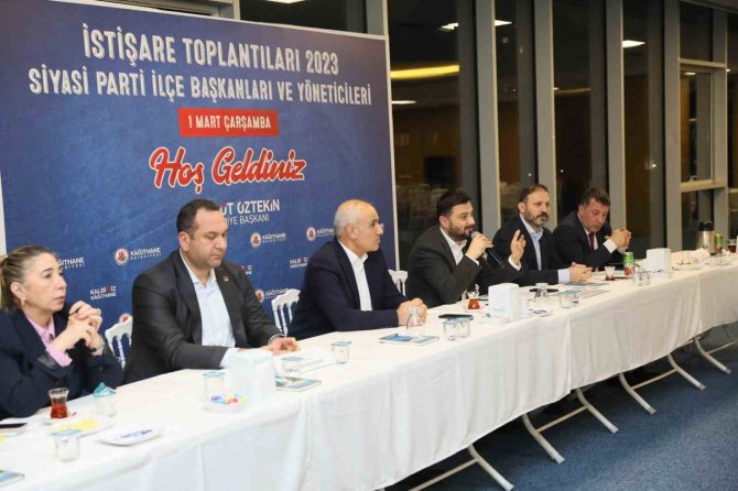 Kağıthane’de İstişare Toplantısında “Afetlere Hazırlık” Konuşuldu