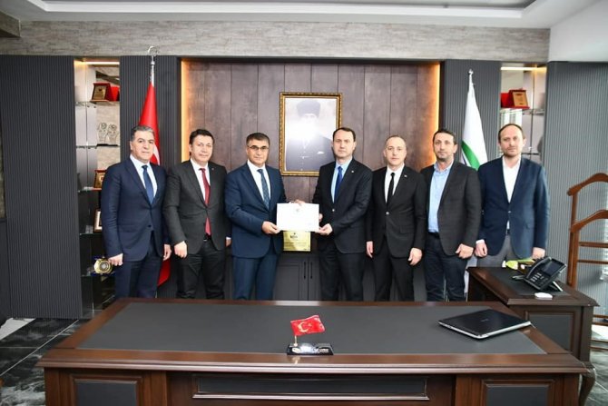 Vali Gürel’den Tso’ya "Teşekkür Belgesi"