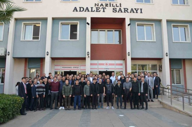Nazilli Adliyesi’nden Deprem Bölgesine 15 Zabıt Katibi Gönderildi