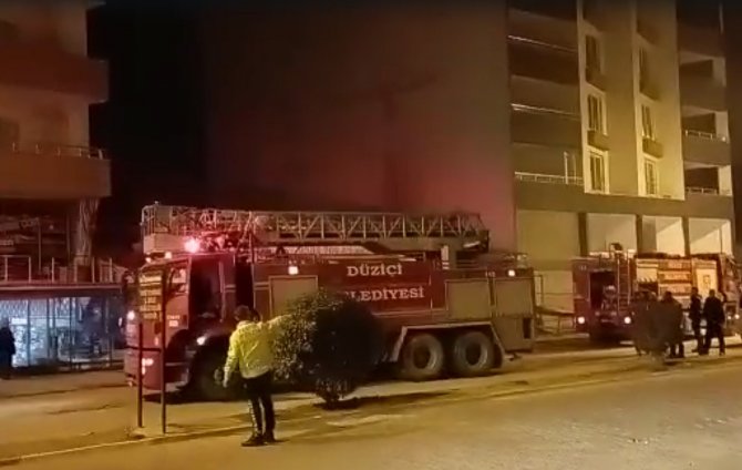 Osmaniye’de İş Yerinde Yangın