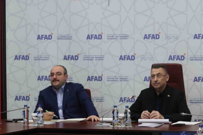 Afad’da Deprem Bölgesi İçin Koordinasyon Toplantısı