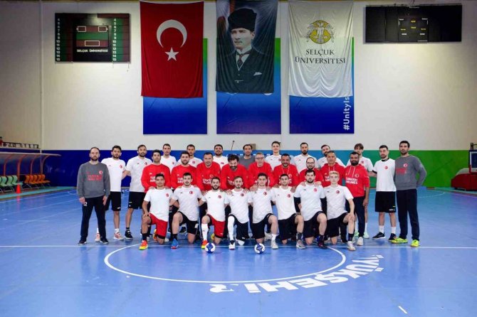 A Milli Erkek Hentbol Takımı Lüksemburg Maçları Hazırlıklarını Sürdürüyor