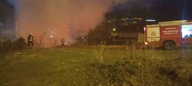 Tokat’ta Garaj Alev Alev Yandı