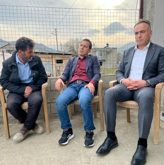 Başkan Şeref Eroğlu’ndan Taziye Ziyareti