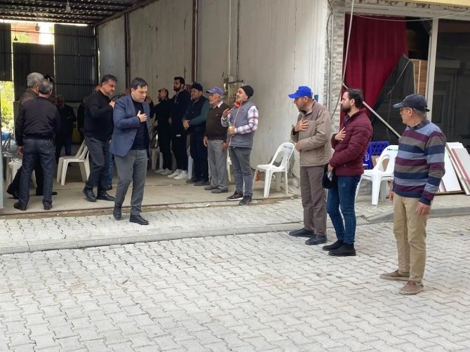 Başkan Çakın Deprem Bölgelesinde İncelemelerde Bulundu