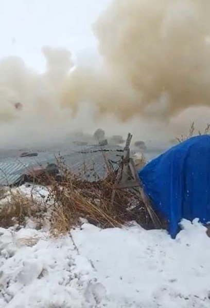 Ardahan’da Ahşap Ev Yandı