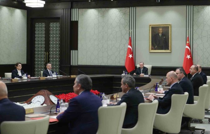 Cumhurbaşkanlığı Kabinesi, Cumhurbaşkanı Recep Tayyip Erdoğan Başkanlığında Beştepe’de Toplandı.