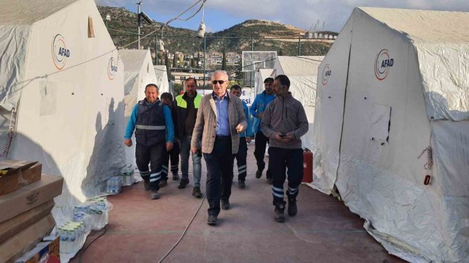 Başkan Aygün, Yaraların Sarılması İçin Deprem Bölgesinde