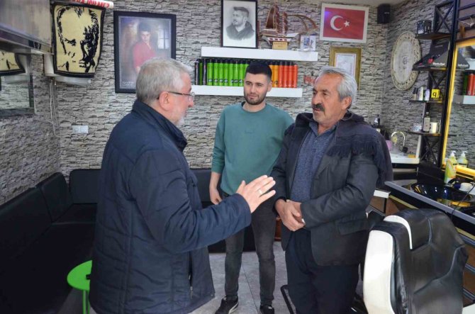 Esnafın Kepenk Açtığı Afşin’de Başkan Aşgın’dan Esnaf Turu