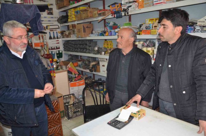 Esnafın Kepenk Açtığı Afşin’de Başkan Aşgın’dan Esnaf Turu