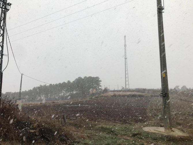 Denizli Baharı Karla Karşıladı