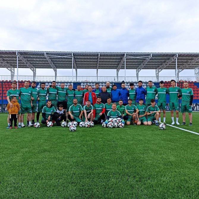 Pınarbaşı Stadı’nda İlk Antrenman