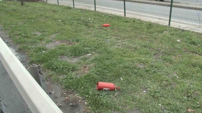 Basın Ekspres Yolunda Lüks Otomobil Alev Aldı