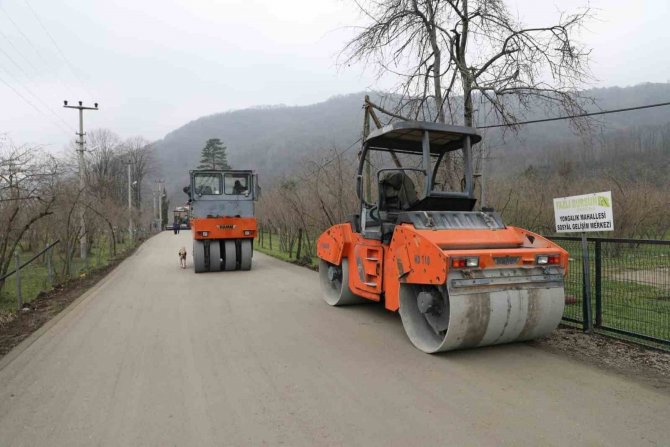 Akyazı Ballıkaya’da Beton Yol Çalışmaları Tamamlandı
