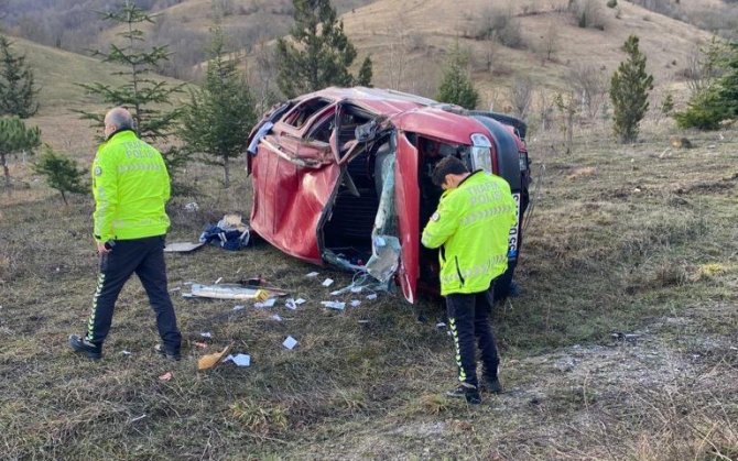 Samsun’da Otomobil Takla: 1 Yaralı