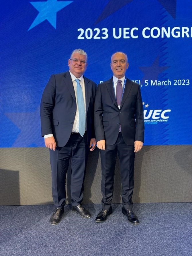 Balkan Bisiklet Birliği Başkanı Emin Müftüoğlu’na Büyük İlgi