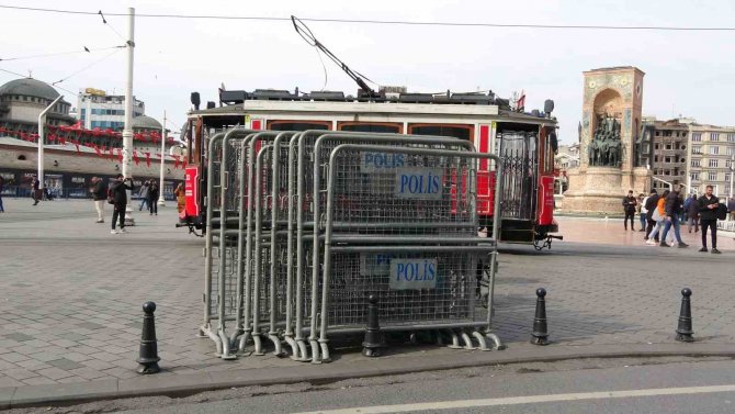Taksim’de Güvenlik Önlemi