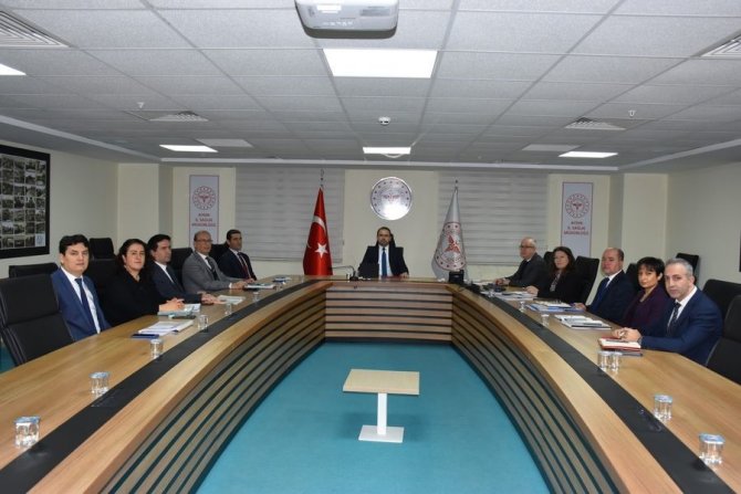 Aydın İ̇l Sağlık Müdürü Şenkul, Kurum İçi İlk Toplantısını Gerçekleştirdi
