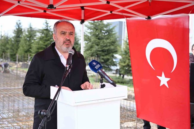 Bursa’da Organize Sanayi Bölgesine Yapılacak Jandarma Ve İtfaiye Binalarının Temeli Atıldı