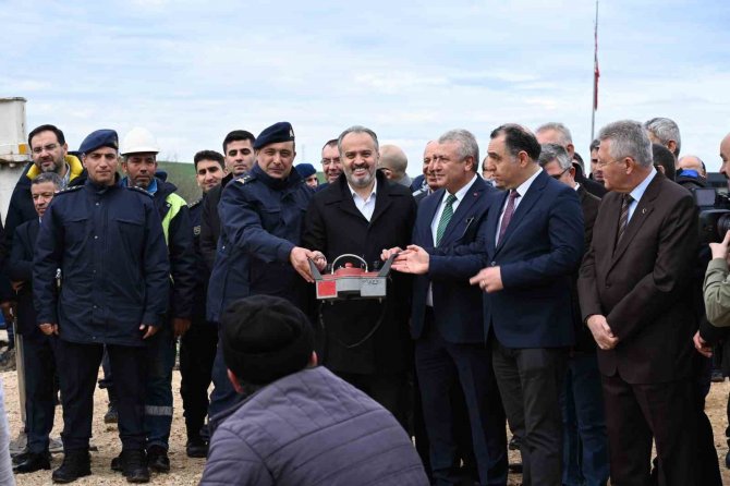 Bursa’da Organize Sanayi Bölgesine Yapılacak Jandarma Ve İtfaiye Binalarının Temeli Atıldı