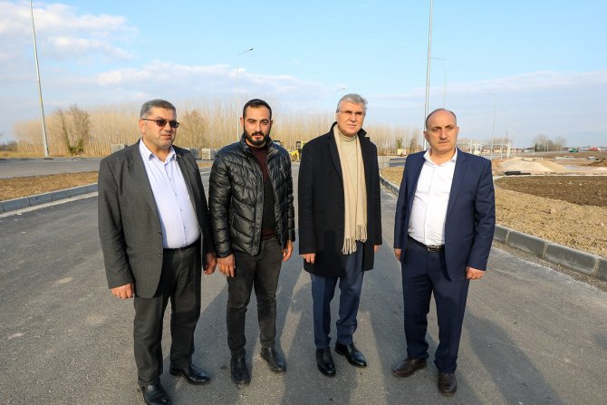 Yeni Otoban Girişinde Çalışmalar Hızlandı