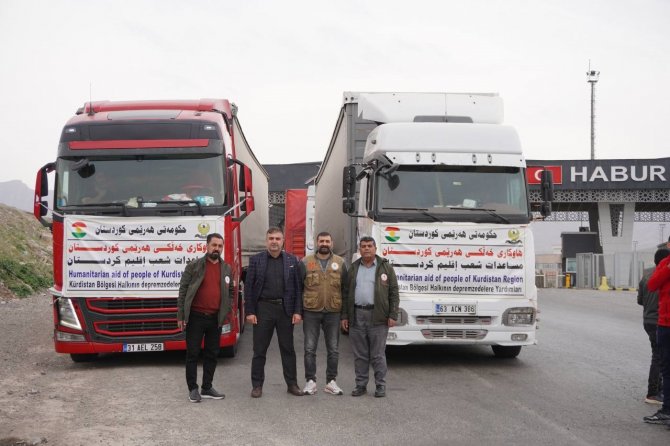 Kuzey Irak’tan Deprem İçin Destek Gelmeye Devam Ediyor