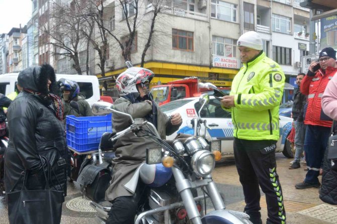 Ordu’da Motosiklet Sürücülerine Sıkı Denetim