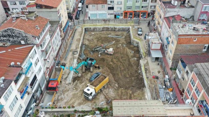 Samsun’da 2 Yeni Mekanik Katlı Otopark İnşaatı Sürüyor