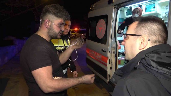 Sigara Yakarken Devrilen Benzin Bidonu Alev Aldı: Ağabey İle Kardeşi Ölümden Döndü