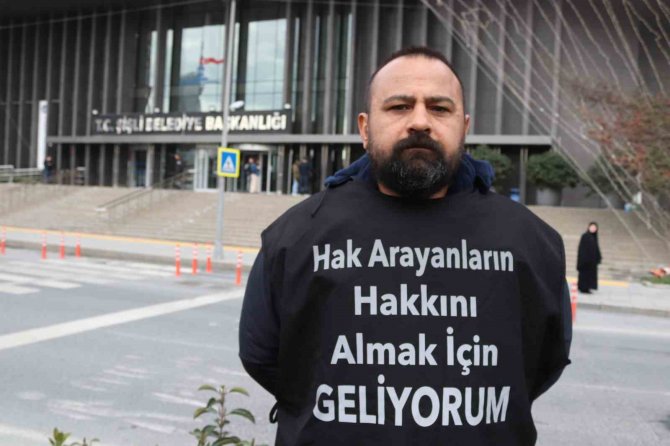 Tekirdağ Belediyesi Tarafından İşten Çıkarılan İşçi Ankara’ya Yürüyecek