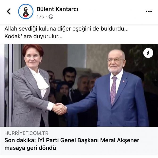 İ̇yi̇ Parti’den Akşener’i Eşeğe Benzeten Chp’li Başkana Tepki